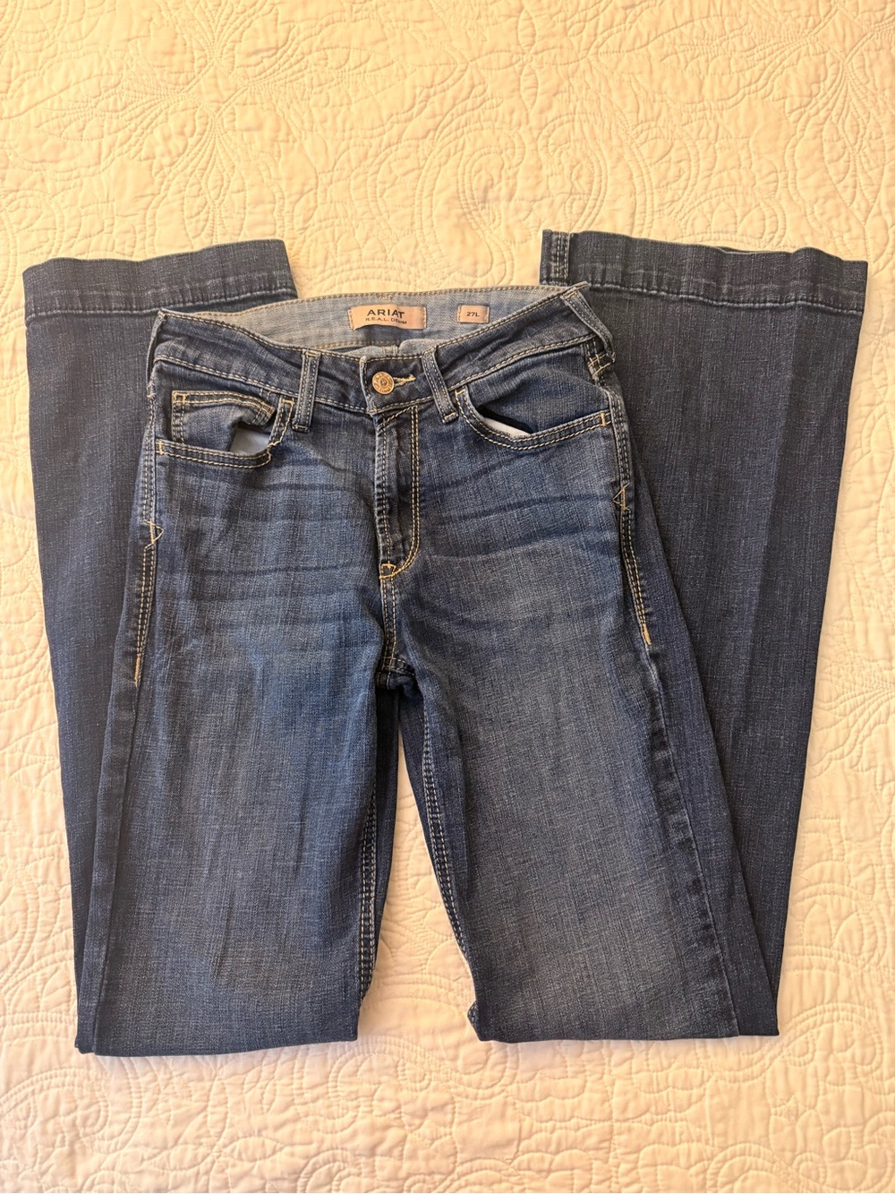 Ariat Women's Medium Blue Boot Cut Jeans